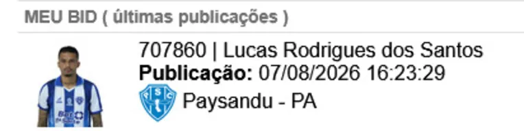 Paysandu: Já no BID, Lucas Rodrigues projeta estreia contra o Confiança