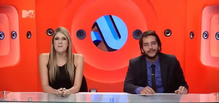 Dani Calabresa e Bento Ribeiro no 'Furo MTV'