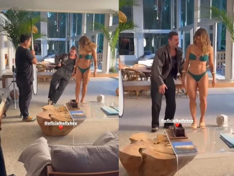 Kelly Key posa de biquini aos 43 anos e shape definido impressiona