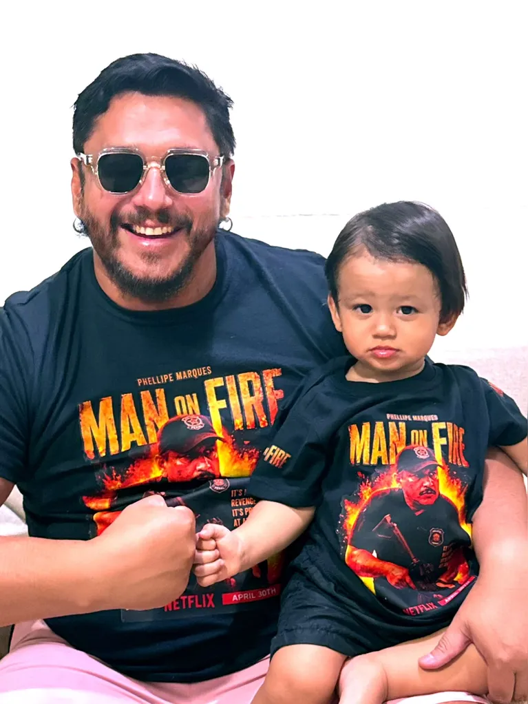 Phellipe vive momento especial na carreira, estrelando a série Man on Fire, na Netflix.