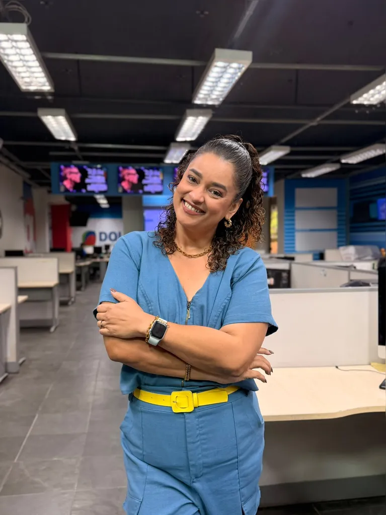 Coordenadora de multimídia do DOL, Haynna Hálex,