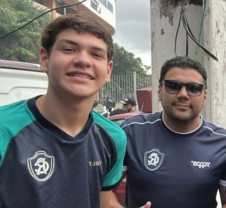 Kauã e Sérgio não perdem um jogo do Remo