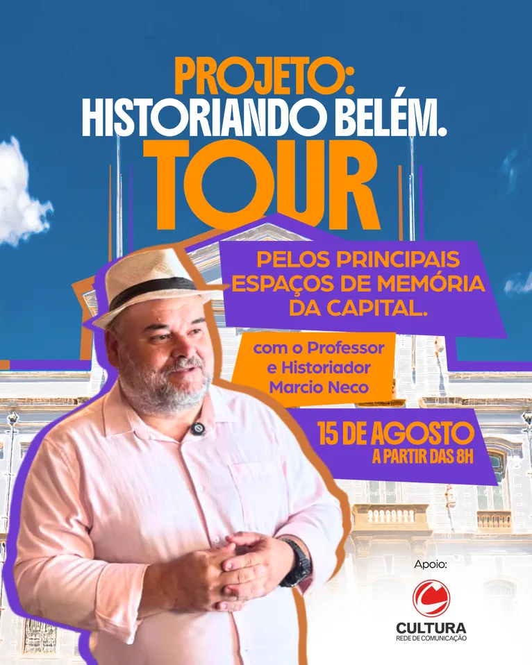 Feriado da Adesão do Pará terá passeio guiado por pontos históricos de Belém