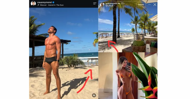 Cauã Reymond viaja com affair pela 1ª vez após boatos de romance