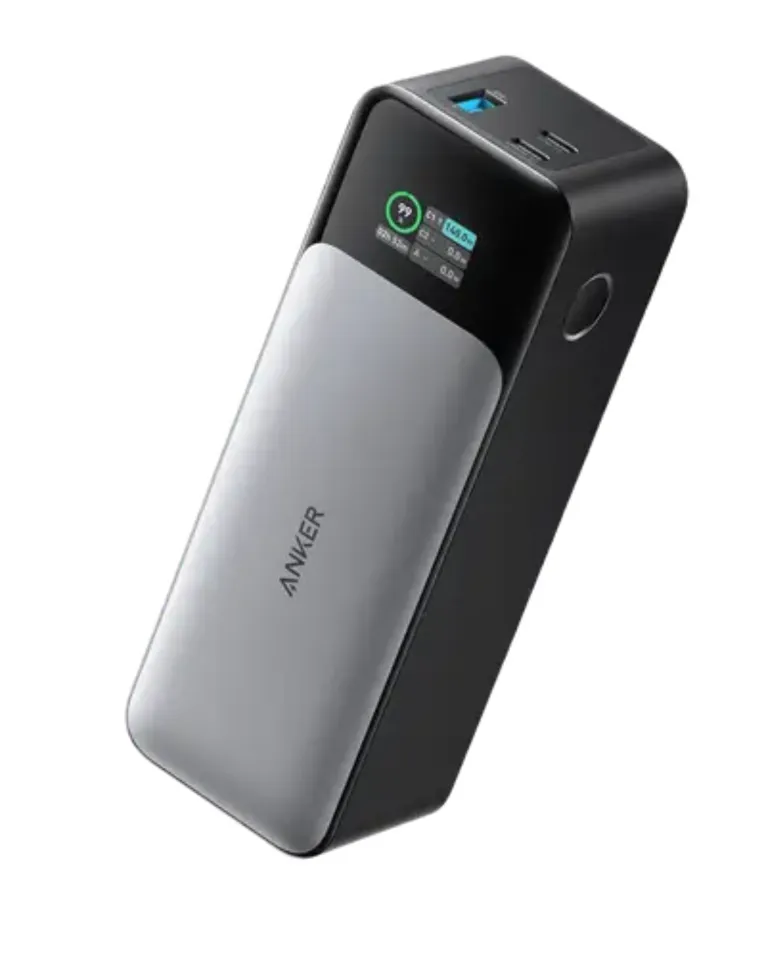 O Anker 737 Power Bank combina 24.000 mAh de capacidade, até 140 W de potência, carregamento rápido e display inteligente para manter seus dispositivos funcionando por mais tempo, sem depender de tomadas.