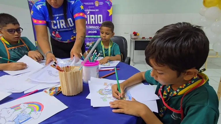O olhar das crianças sobre a fé, a cultura paraense e as tradições do Círio de Marabá vai ganhar cores e formas em telas