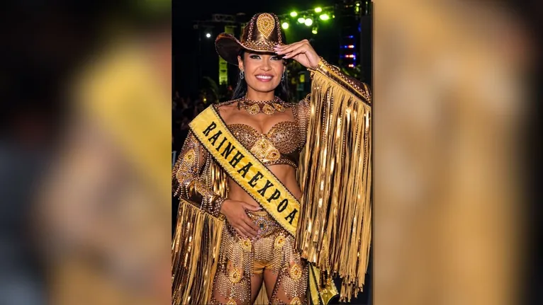 Joyce Silva é coroada Rainha da Expoama 2026 durante o Baile da Rainha no Sindicato dos Produtores Rurais de Marabá.