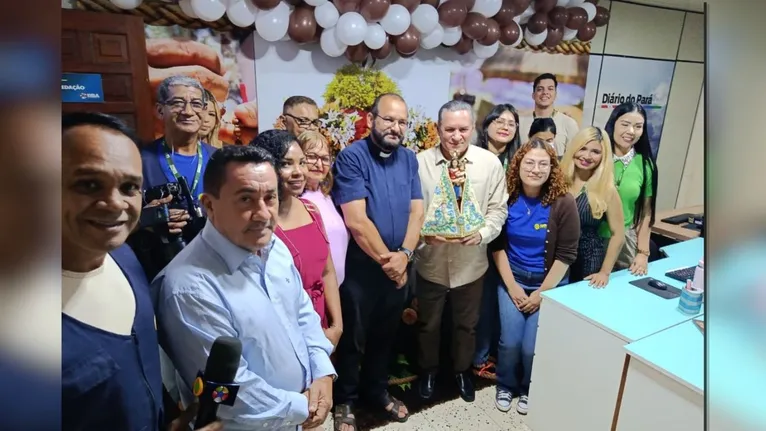 As visitas de peregrinações fazem parte da festa do Círio em Marabá. Grupo RBA é parceiro do Círio em todo o Estado.