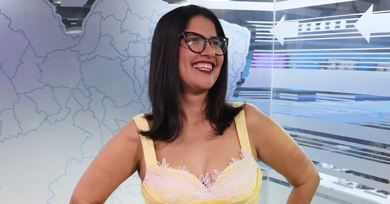 Priscila Belfort, publicitária e apresentadora do DOL DELAS.