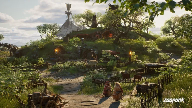 Torch City. lembra o vilarejo dos hobbits, nas histórias de J.R.R. Tolkien, que se chama Hobbiton (ou Bolseiro)
