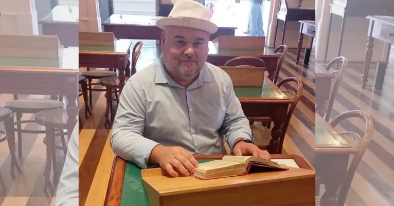 O professor e historiador Márcio Neco