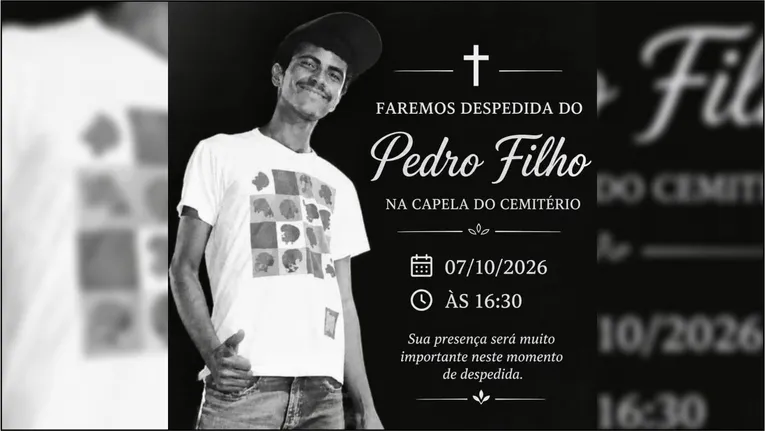 Corpo de Pedro Filho foi velado nesta quarta-feira,7, em Sapucaia