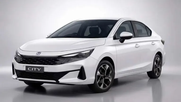 O Honda City 2027 terá mudanças no visual e no interior, mantendo o motor 1.5 aspirado e o câmbio CVT nas versões brasileiras.