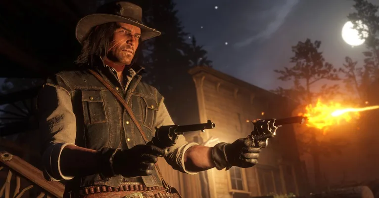 John Marston é o protagonista do RDR1, mas jogamos com ele no epílogo de RDR2