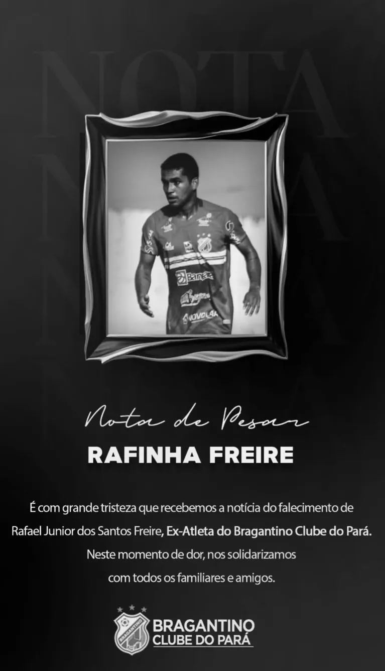 Ex-jogador do Bragantino morre após colidir com caminhão em Bragança