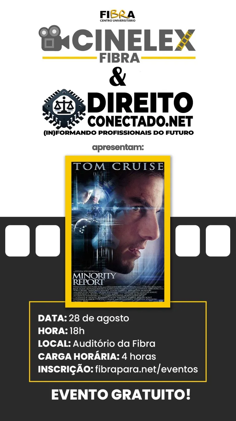 Fibra discute o filme Minority Report: a nova lei