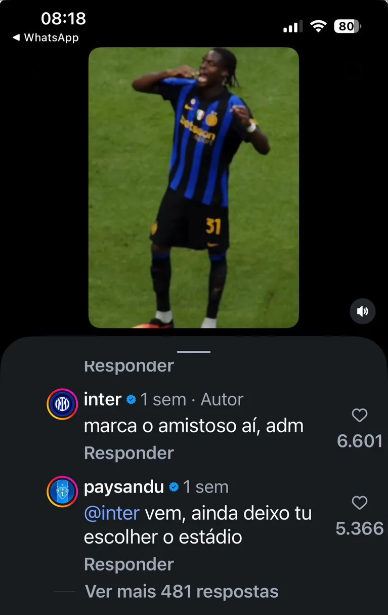 Paysandu vira “trend” viral usada por clubes europeus; veja