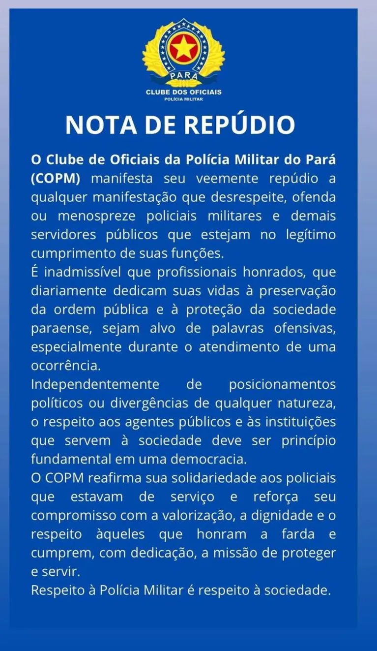 Entidades policiais repudiam fala de Daniel Santos contra agentes
