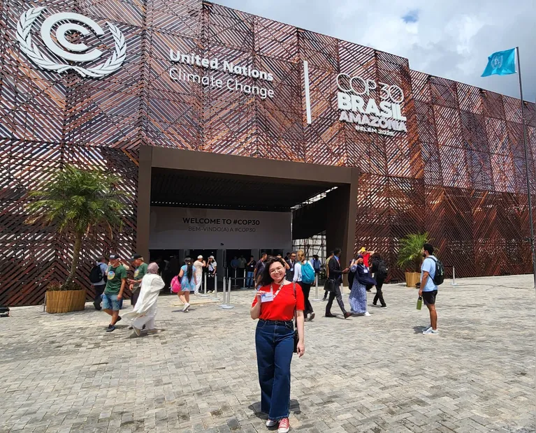 Laura participou da cobertura da COP 30, em Belém.