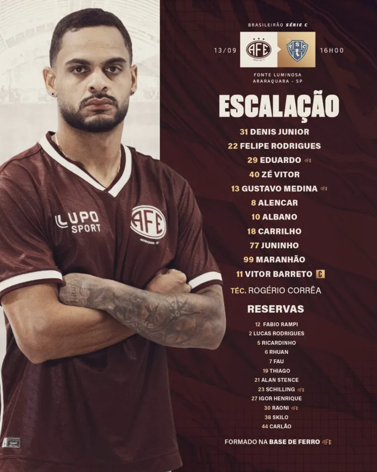 Ferroviária 0 x 0 Paysandu: acompanhe ao vivo pelo Tem Jogo no DOL