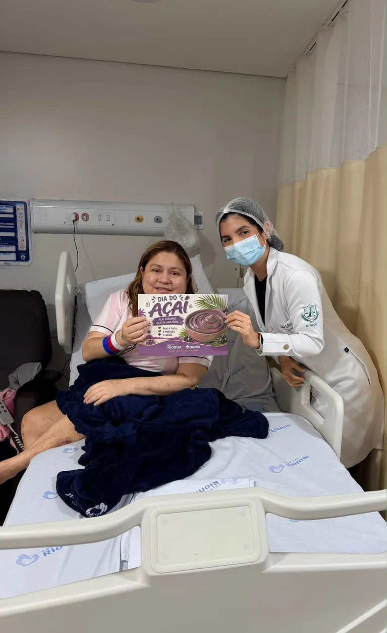 Açaí no hospital ganha papel afetivo na recuperação e reforça identidade paraense