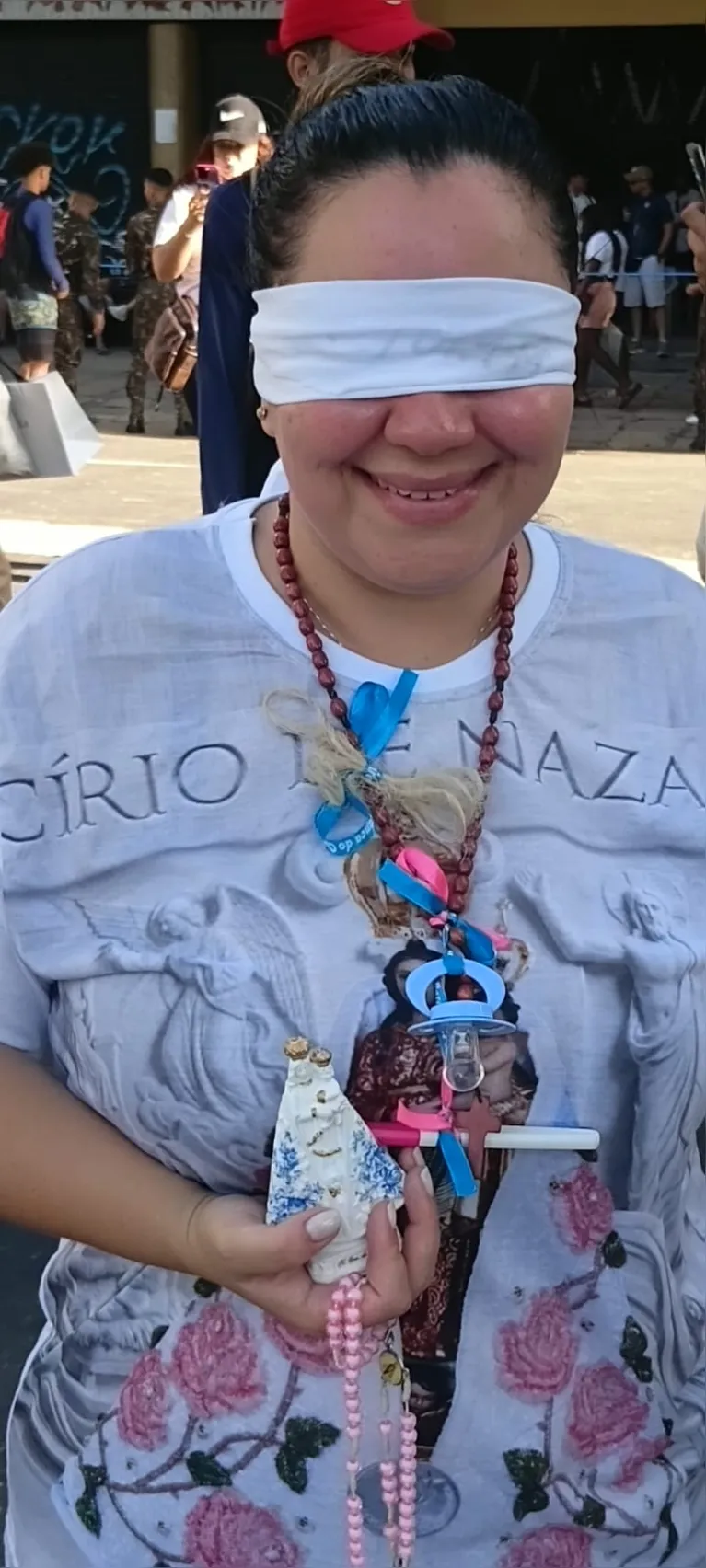 Vanessa, devota do Círio de Nazaré, conta sobre sua promessa cumprida e um novo pedido de maternidade após milagre na saúde.