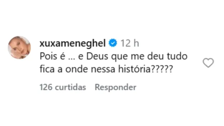 Xuxa volta a comentar sobre pacto com Diabo e fala de Deus
