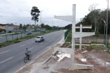 Belém, Pará, Brasil. Cidade. Situação da Av. João Paulo II a partir do prédio da reitoria da IFPA até o viaduto do coqueiro. 20-02-2019. Foto-Wagner Santana/Diário do Pará.