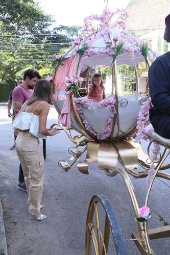 
        
        
            Filha de Debora Secco chega em carruagem para sua festa de aniversário 
        
    