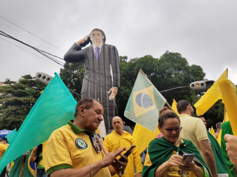 
        
        
            Imagens da manifestação  pró-governo em Belém
        
    