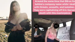 Imagem ilustrativa da notícia Mia Khalifa denuncia vídeo pornô que faz chacota com movimento antirracista