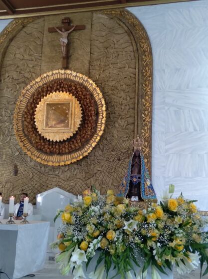 
        
        
            Imagens de Nossa Senhora de Nazaré e Aparecida se encontram na Pedreira
        
    