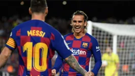 Imagem ilustrativa da notícia Barcelona goleia com show de Messi e Griezmann pelo Espanhol