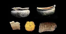 Alguns fragmentos de cerâmica Koriabo localizados no município de Monte Alegre, no Pará