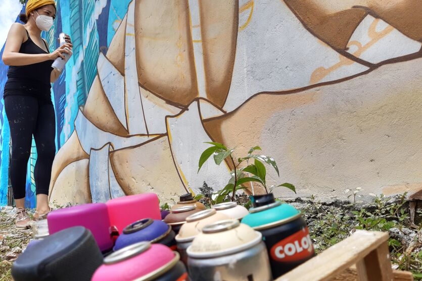 
        
        
            Drika Chagas leva arte para o bairro do Reduto
        
    