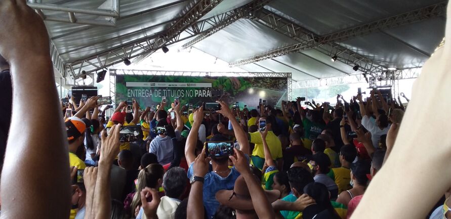 
                            
                            
                                Visita de Bolsonaro a Marabá registra grandes aglomerações
                            
                        