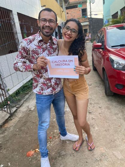 
        
            Calouros
comemoram a aprovação na UFPA. Vejas as fotos
        
    