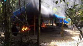 Imagem ilustrativa da notícia Vídeo: PF destrói garimpos ilegais em terra indígena no Pará
