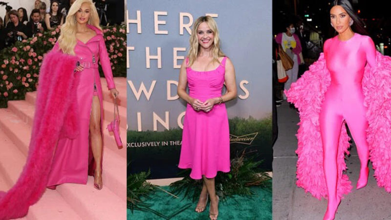 O estilo"Barbiecore" fez do rosa-choque a grande cor do momento.
