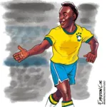 Imagem ilustrativa da notícia O Brasil no coração do eterno rei do futebol