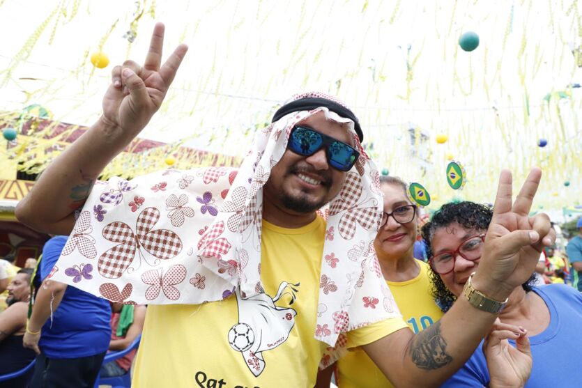 Imagem ilustrativa da notícia Festa em Belém: torcida comemora boa estreia da Seleção