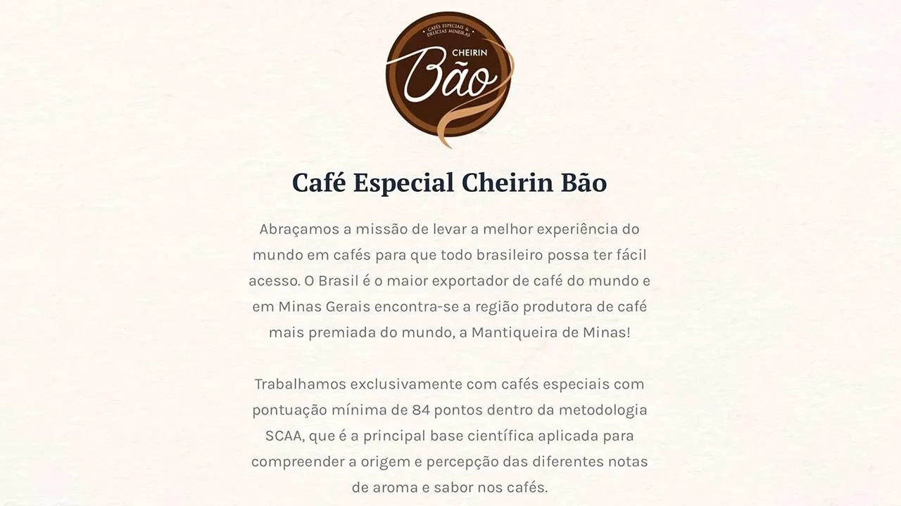 Imagem ilustrativa da notícia: Veja a galeria com os cafés da Cheirin Bão