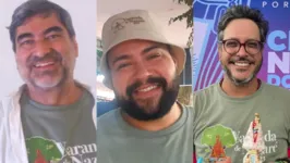 Zeca Camargo, Tiago Abravanel e Lucio Mauro Filho