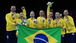 Brasil conquistou medalha inédita no Mundial de Ginástica Artística por equipes feminina.