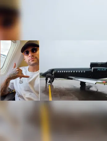 Imagem ilustrativa da imagem Avião de luxo de Neymar pode pousar em Belém nesta semana