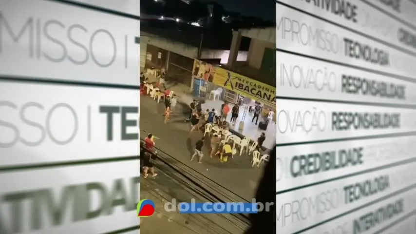 Imagem ilustrativa da notícia Vídeo: bebedeira termina em briga generalizada em Manaus