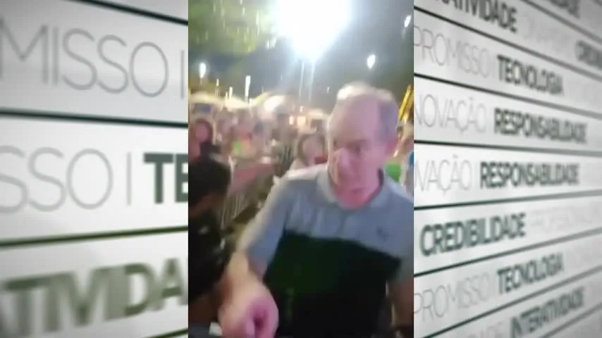Imagem ilustrativa da notícia Ciro Gomes reage a provocação e dá tapa na cara de homem 