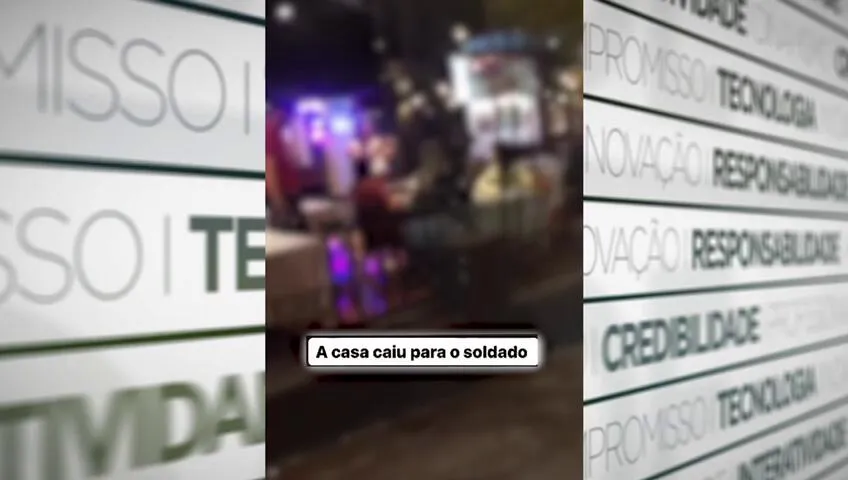 Imagem ilustrativa da notícia Vídeo: Mulher agride marido ao flagrar ele com outras em bar