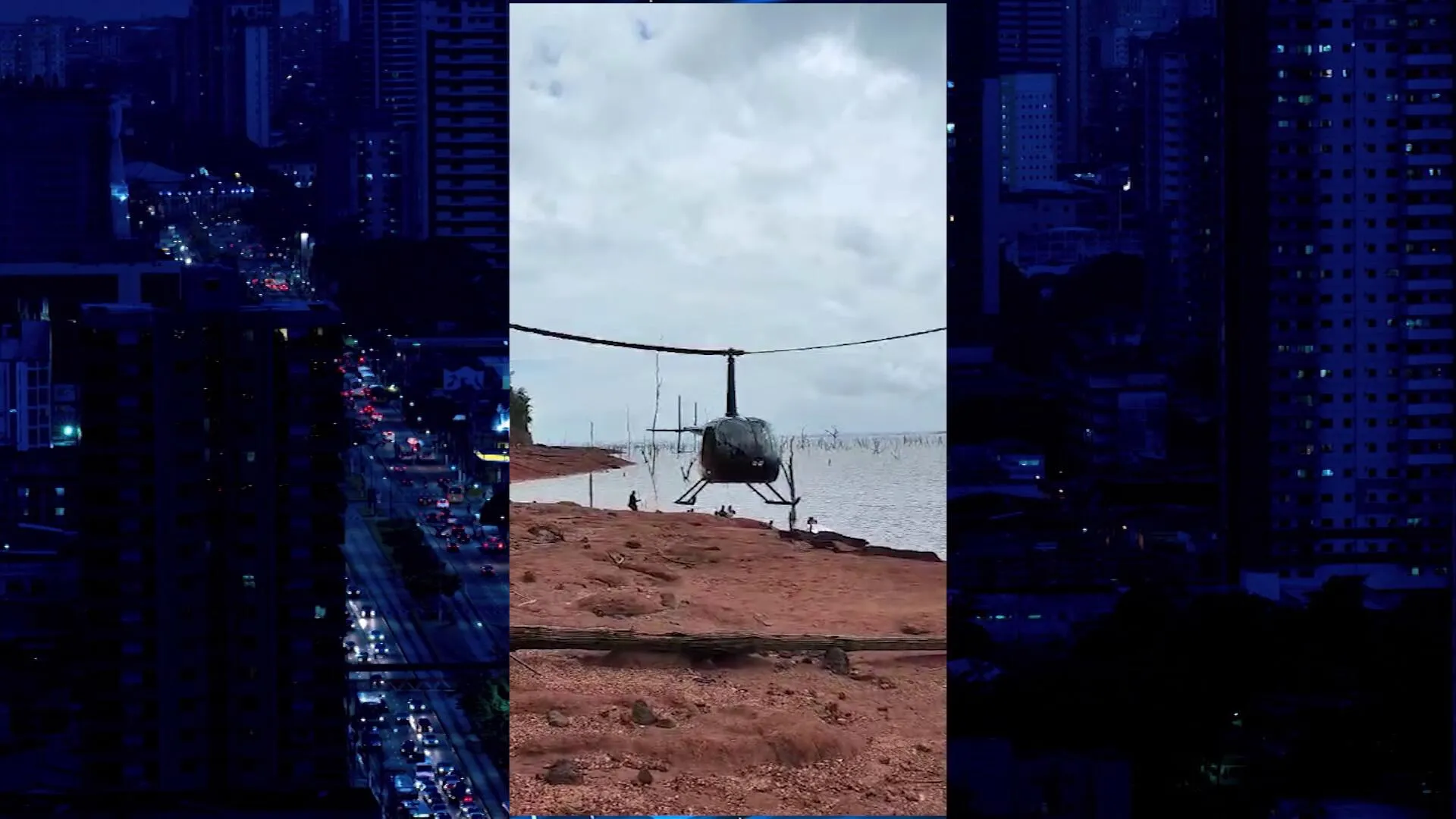 Imagem ilustrativa da notícia Vídeo: vítimas de queda de helicóptero são sepultadas