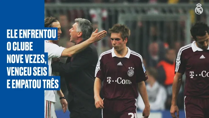 Imagem ilustrativa da notícia Ancelotti nunca perdeu um jogo contra o Bayern de Munique